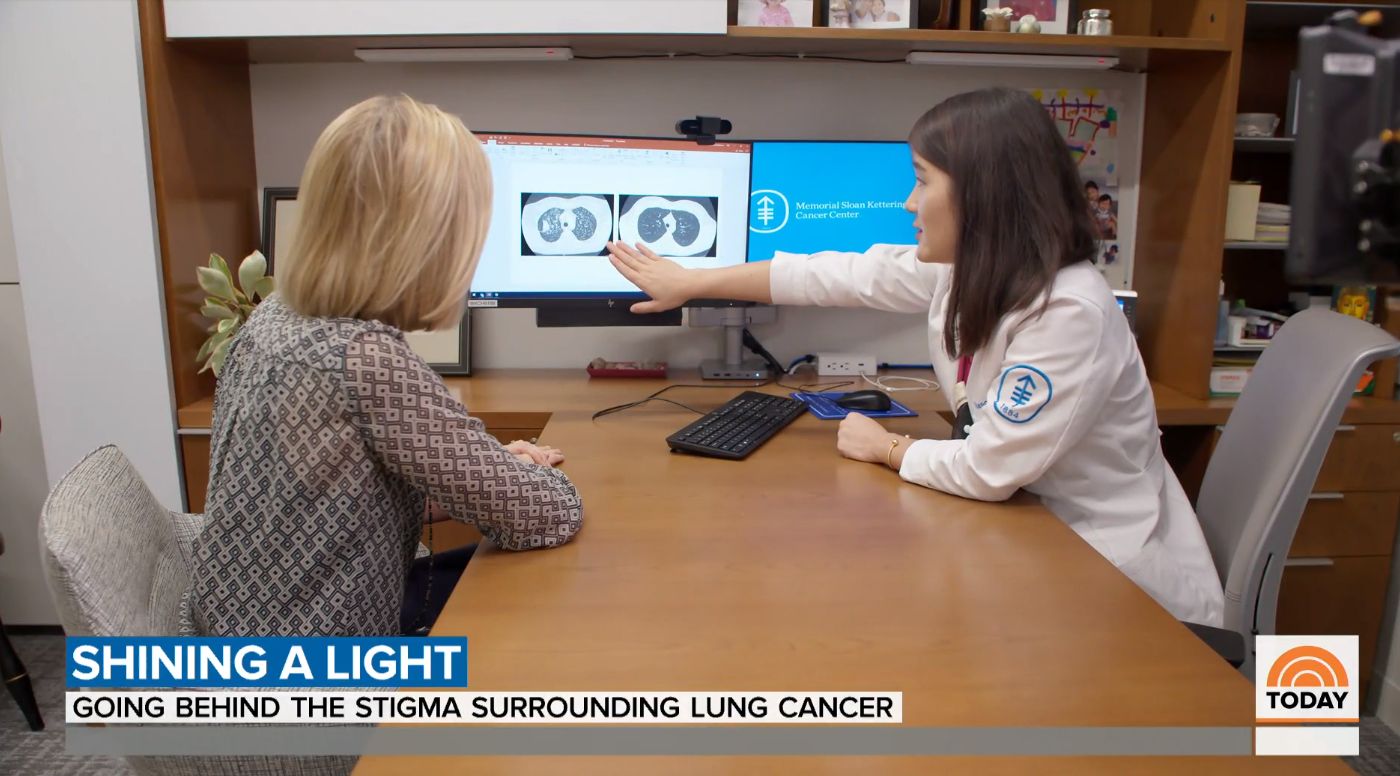 Dr. Helena Yu, right, appearing on the Today Show.